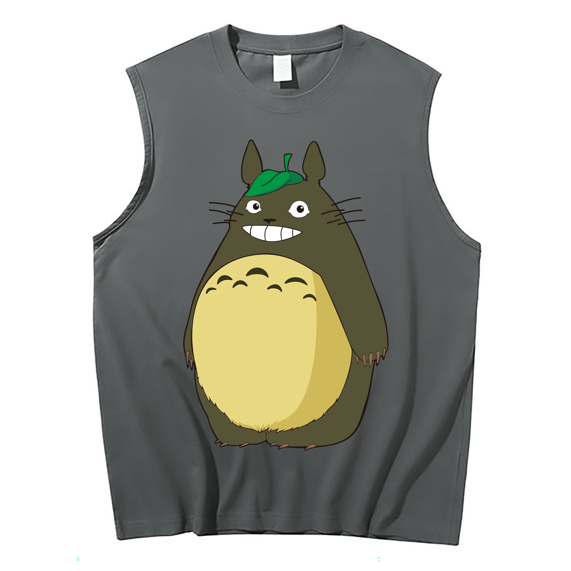 （画像用） となりのトトロ 草壁メイ 草壁サツキ My Neighbor Totoro Satsuki Kusakabe Mei Kusakabe コットン100％タンクトップ（フロントプリント）